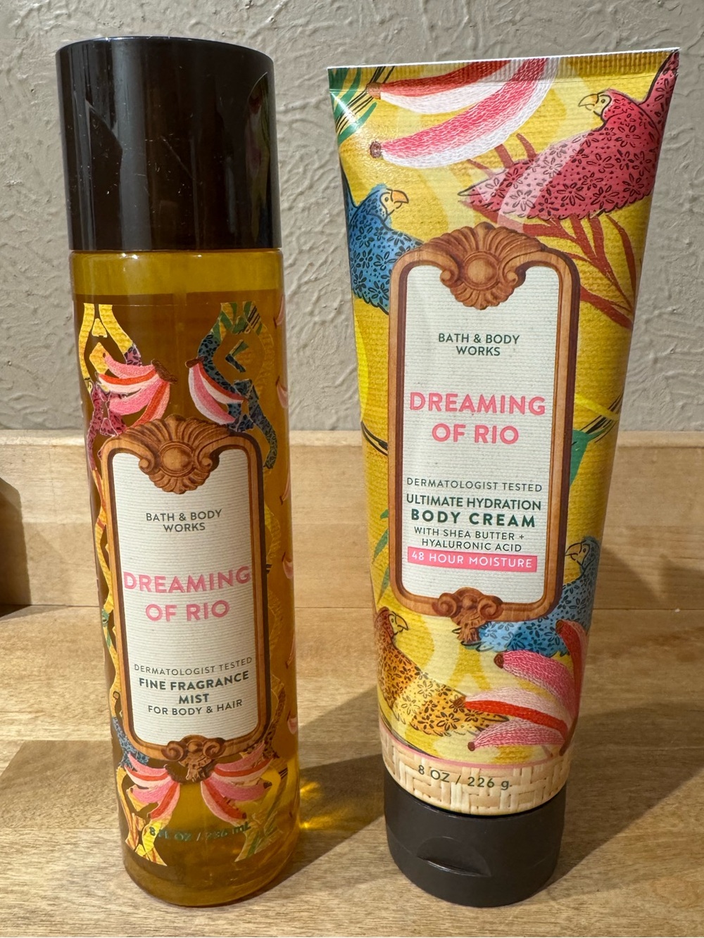 NWT Dreaming of Rio Body Cream & Fragrance Mist Bundle